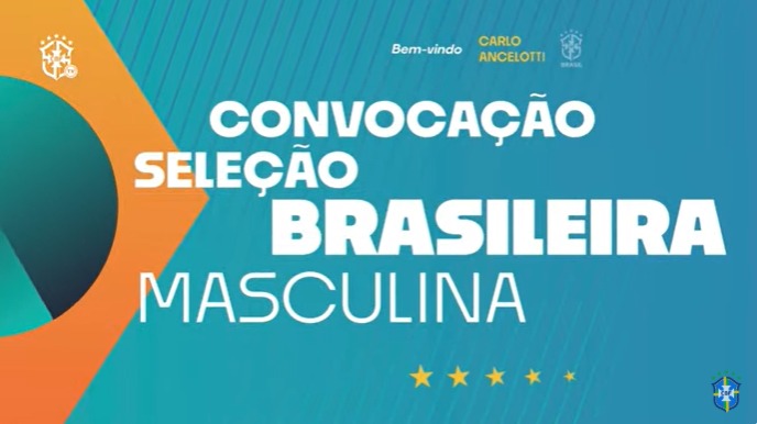 AO VIVO | A primeira convocação de Carlo Ancelotti na Seleção Brasileira