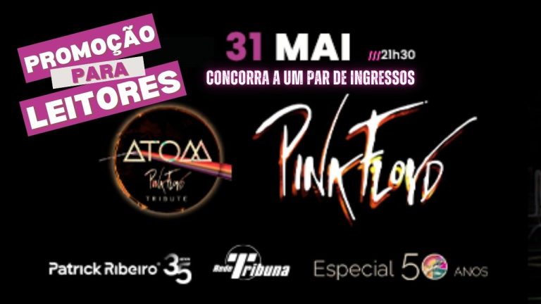 ATOM – PINK FLOYD | Promoção para leitores