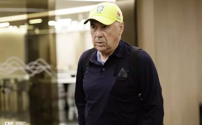 Carlo Ancelotti desembarca no Brasil para comandar a seleção