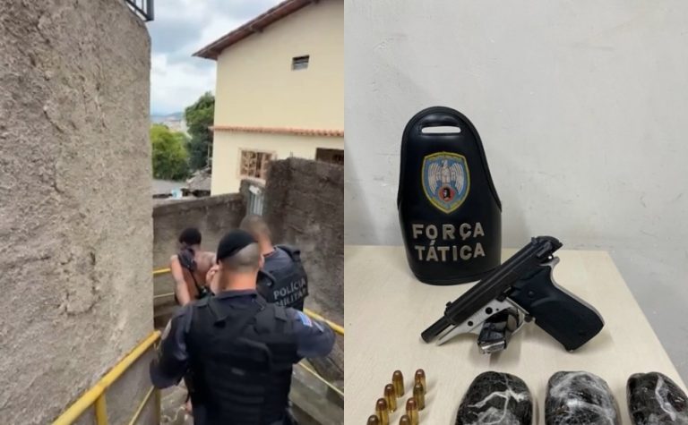 Gerente do tráfico de morro de Vitória é preso pela segunda vez neste ano