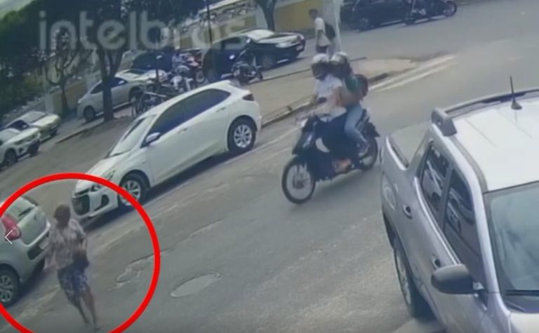 Idosa é atropelada ao atravessar fora da faixa de pedestres em São Mateus