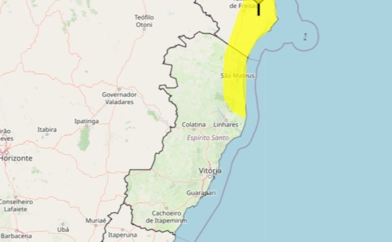 Alerta de fortes chuvas e risco de alagamento para cidades do ES