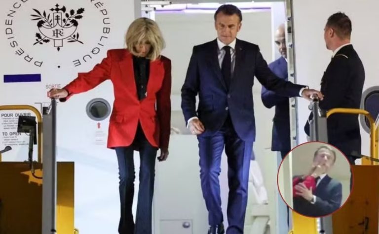 Macron diz que tapa da mulher foi ‘brincadeira’