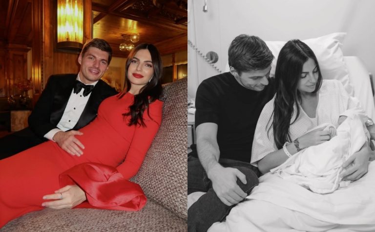 Max Verstappen e Kelly Piquet anunciam nascimento de Lily, primeira filha do casal