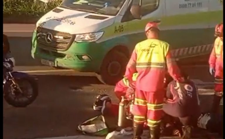 Motociclista morre após colidir com caminhão na Rodovia do Contorno