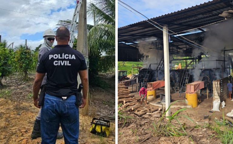 Polícia Civil e EDP flagram furto de energia em dois imóveis do Norte do ES