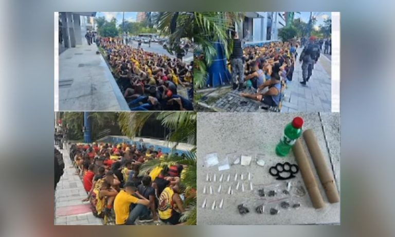 Polícia prende 166 torcedores do Sport por tumulto na Agamenon