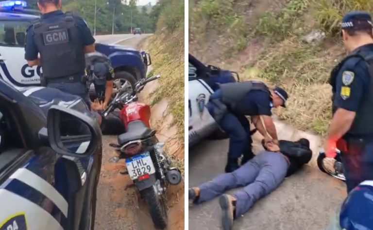 Suspeito de roubar motos é preso após perseguição policial no ES