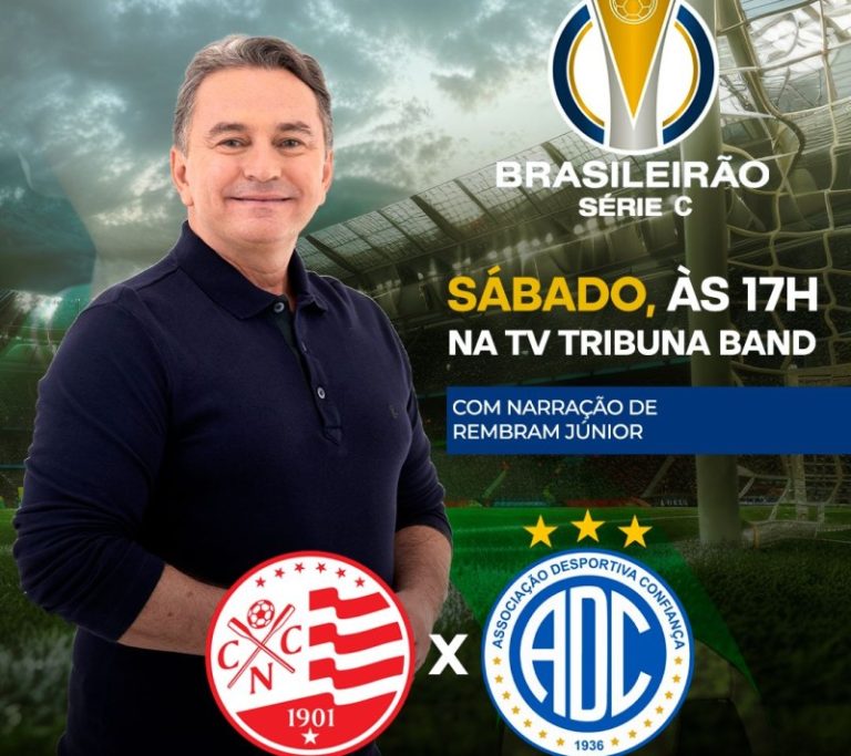 TV Tribuna/Band transmite ao vivo Náutico x Confiança neste sábado (10)