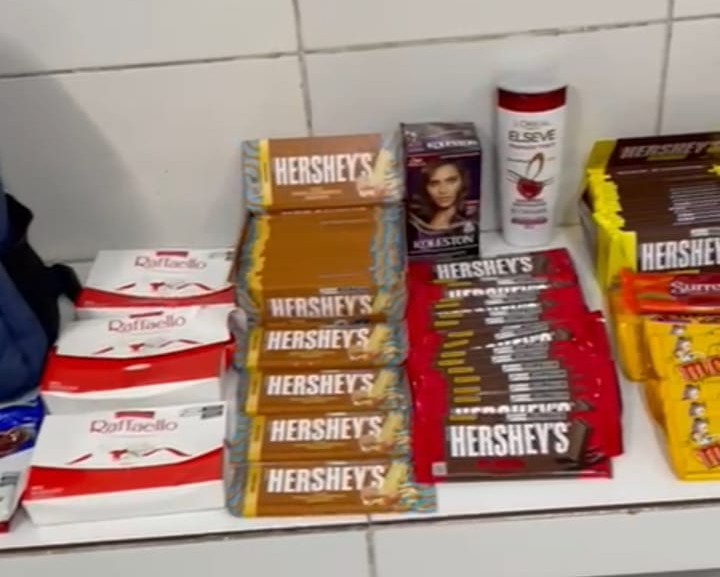 Três homens fazem arrastão nas Lojas Americanas, mas acabam presos depois