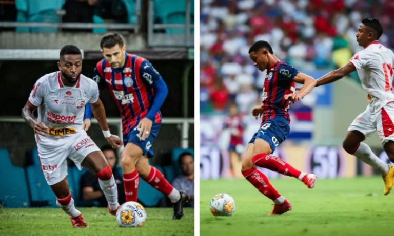 Bahia vira na Fonte Nova e elimina o Náutico da Copa do Nordeste