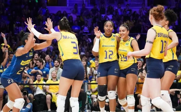 Brasil ganha bem dos EUA em grande atuação na Liga das Nações Feminina de Vôlei