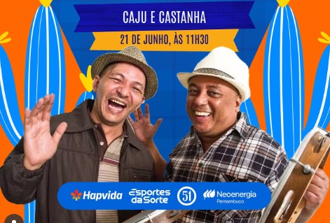 Caju e Castanha animam a manhã deste sábado junino na TV Tribuna