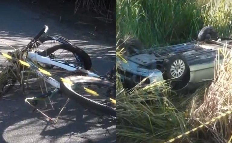 Ciclista morre atropelado em acidente na Rodovia do Contorno, na Serra