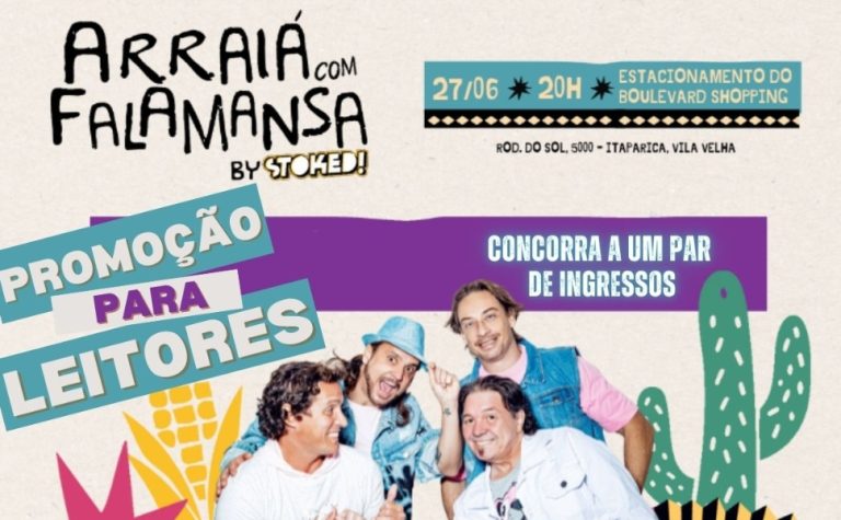Rede Tribuna sorteia ingressos para show do Falamansa. Veja como concorrer