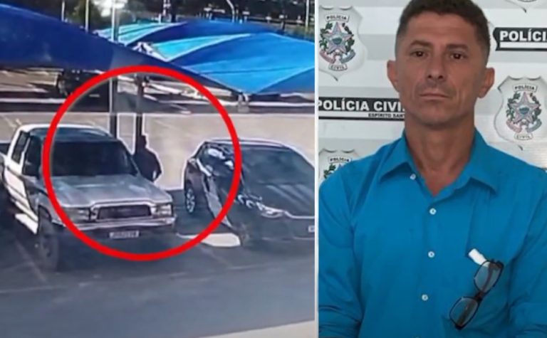 Homem é preso após furto de carro em estacionamento de supermercado na Serra
