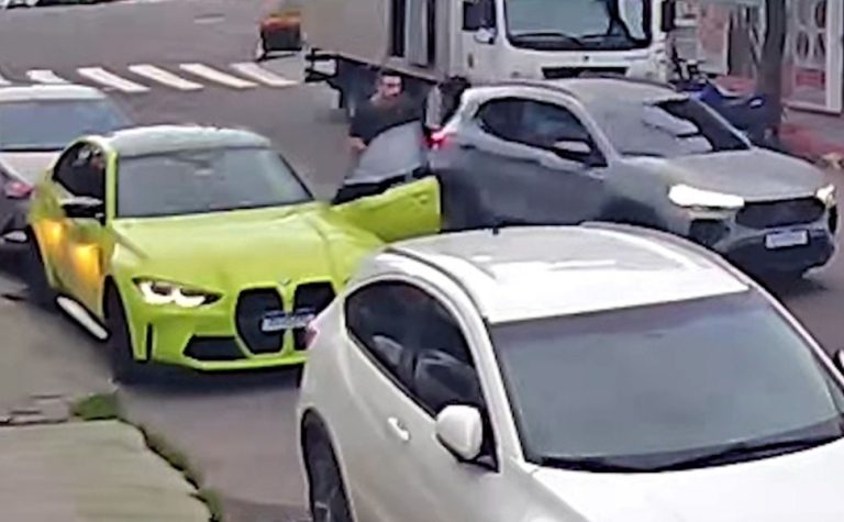 Imagens mostram momento da execução de empresário em Vila Velha