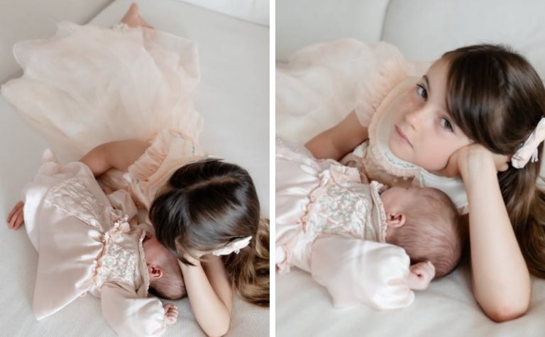 Kelly Piquet posta as primeiras imagens das filhas juntas: ‘Mãe de dois anjos’