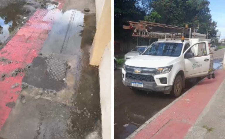 Moradores enfrentam vazamento de esgoto e risco de desligamento de energia