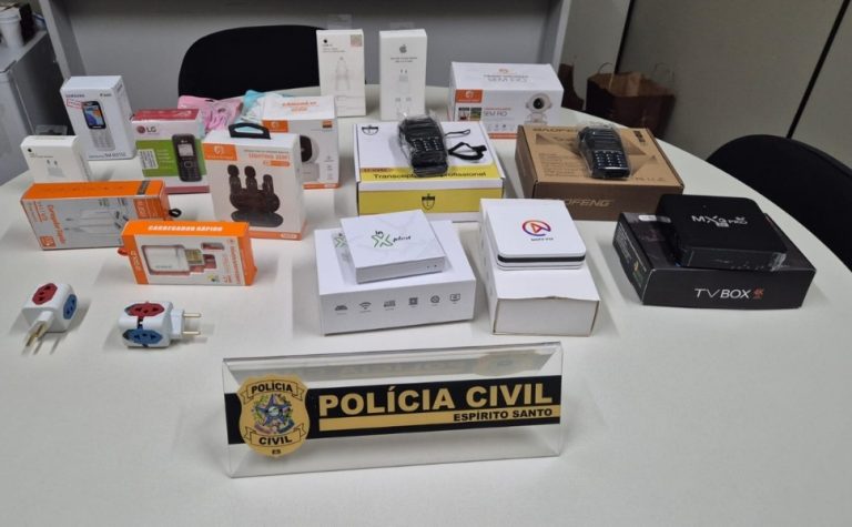 Polícia apreende mais de 40 mil produtos falsificados em loja de Vitória