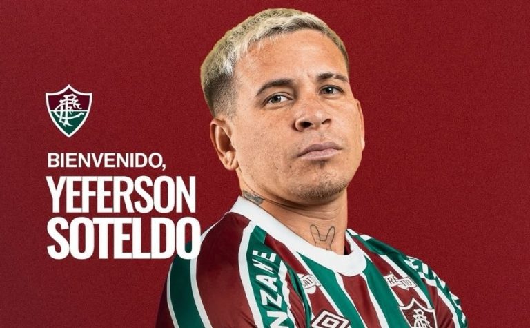 Soteldo deixa o Santos e é oficializado no Fluminense para a disputa do Mundial