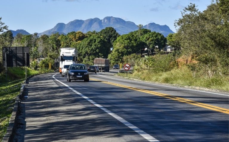 Trecho da BR-101 na Serra vai operar em sistema “pare e siga” nesta quarta-feira