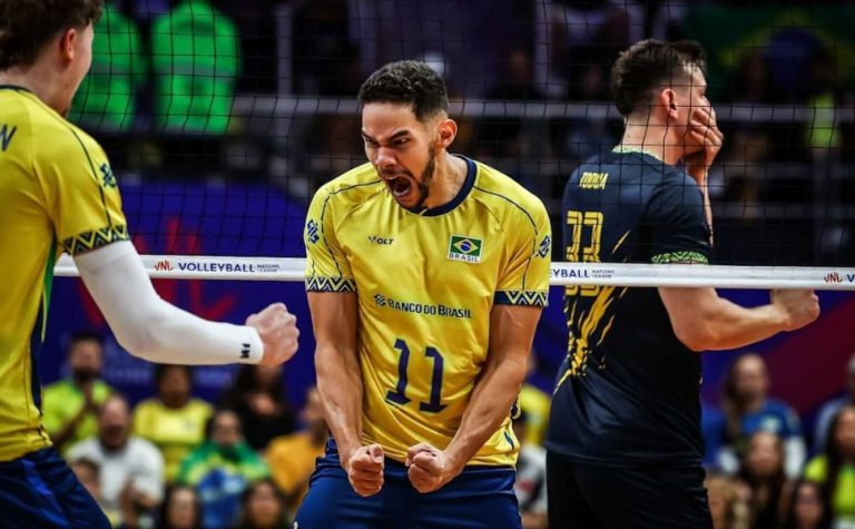 Ucrânia abre 2 a 0, mas Brasil vira e volta a vencer na Liga das Nações
