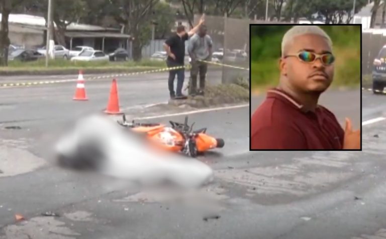 Acidente mata motociclista de 21 anos e interdita pista da BR-101 na Serra