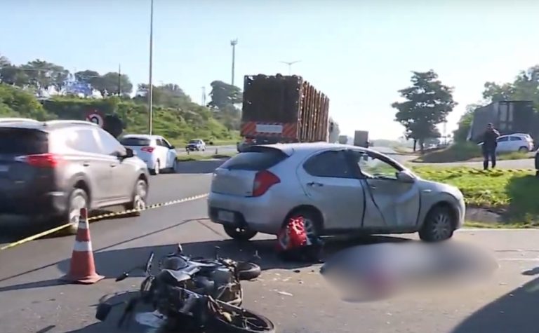 Acidente mata técnica de enfermagem na Rodovia do Contorno em Cariacica