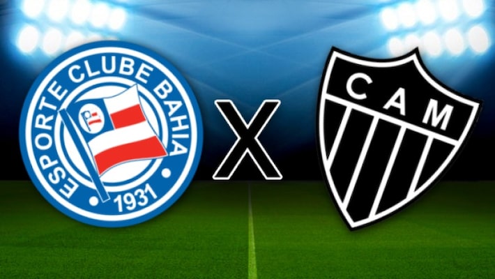 Bahia x Atlético-MG no Brasileirão: onde assistir ao vivo, horário e escalação