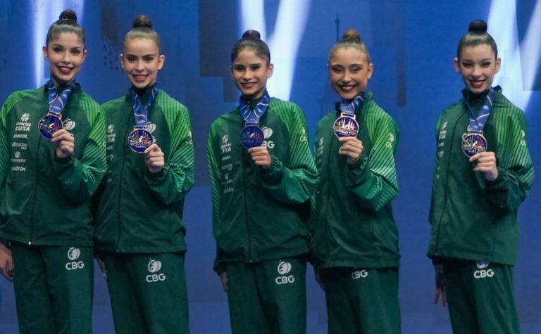 Brasil conquista bronze na série mista da Copa do Mundo de ginástica rítmica