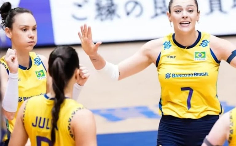 Brasil derrota Japão e mostra força na Liga das Nações de Vôlei
