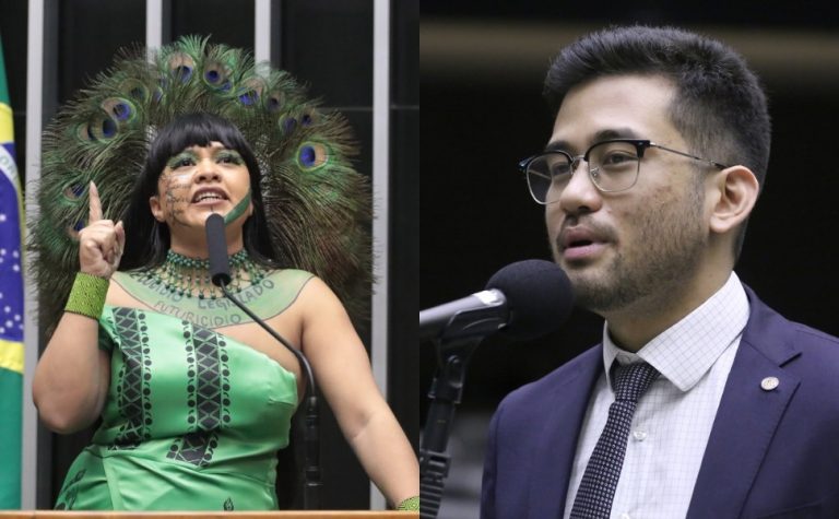 Célia Xakriabá e Kim Kataguiri brigam durante votação do ‘PL da Devastação’