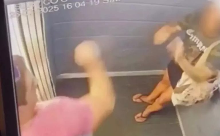 ‘Disse que ia me matar’, escreveu mulher espancada em elevador com mais de 60 socos