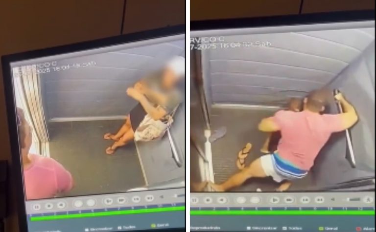 Ex-atleta que deu 60 socos em namorada no elevador alegou ‘crise de claustrofobia’