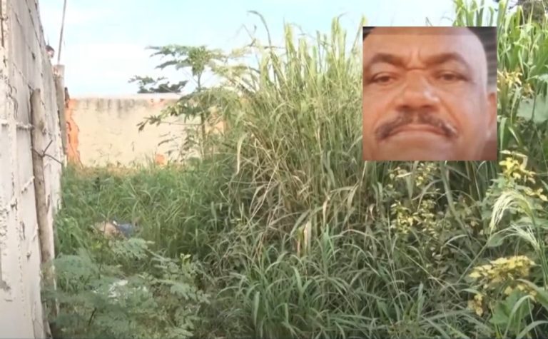 Homem encontrado morto em terreno baldio estava desaparecido há três dias