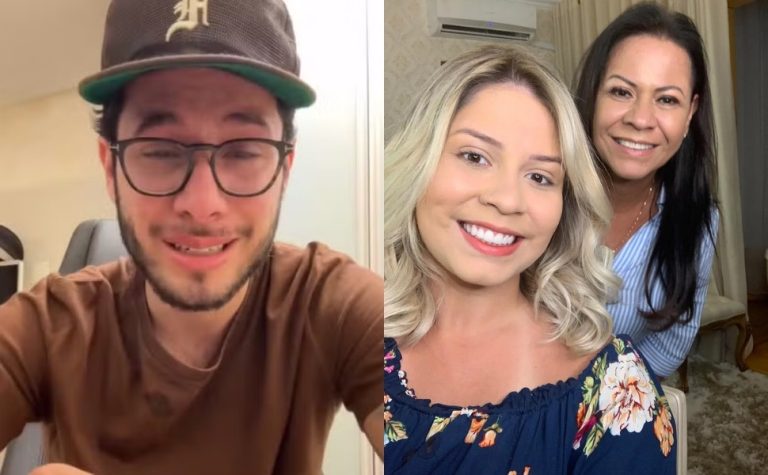 Irmão de Marília Mendonça chora e pede fim dos ataques à mãe: ‘muito difícil’