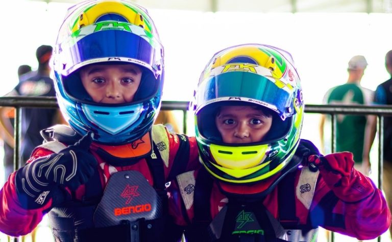 Irmãos capixabas estreiam em provas nacionais na Copa Brasil de Kart