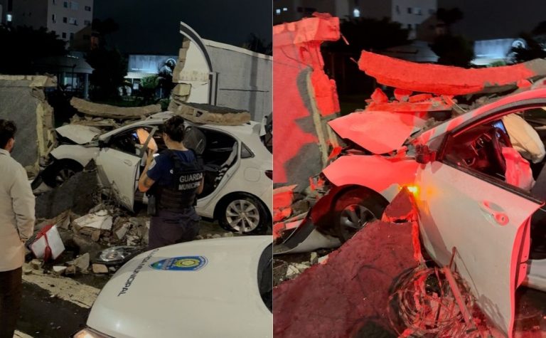 Jovem foge de blitz, bate em muro e é encontrado com drogas em Vila Velha