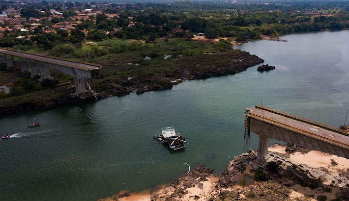 Laudo da PF aponta reformas mal executadas e negligência em ponte que caiu no Rio Tocantins, diz TV