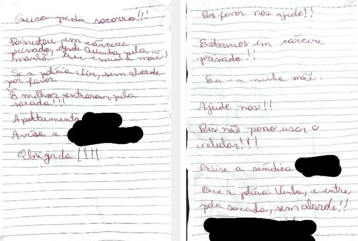 Mãe e filha são resgatadas de cárcere privado no PR após vizinho encontrar bilhetes de socorro
