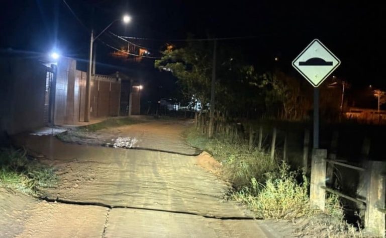 Morador instala quebra-molas e causa acidente grave no Sul do ES