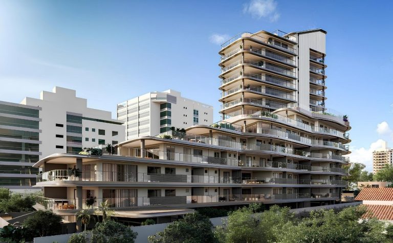 Novo prédio de luxo da Javé Construtora na Praia da Costa, em Vila Velha
