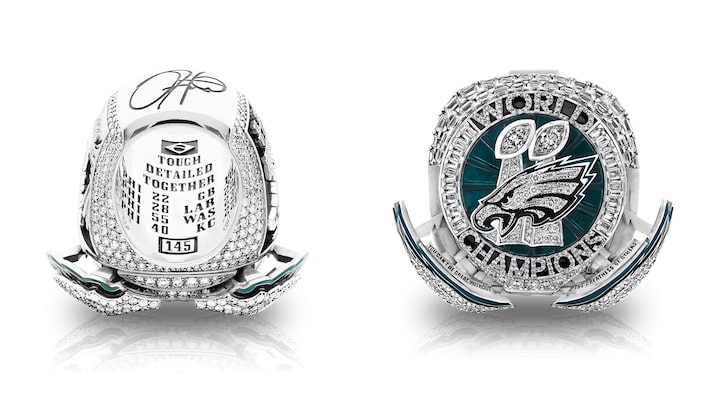 Philadelphia Eagles homenageia o Brasil em anel dos campeões do Super Bowl