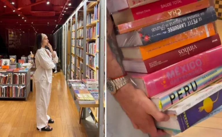 Rafa Kalimann e Nattan gastam R$ 10 mil em ‘livros decorativos’ para a nova casa