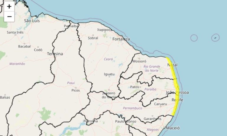 Risco de chuvas moderadas em 19 cidades de Pernambuco; alerta vai até quinta (10)