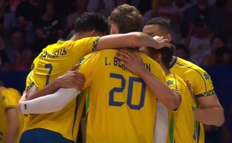 Seleção masculina leva susto, bate China e vai à semifinal da Liga das Nações