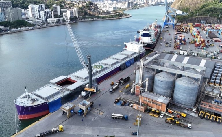 TVV realiza operação inédita e atraca o maior navio em capacidade no ES