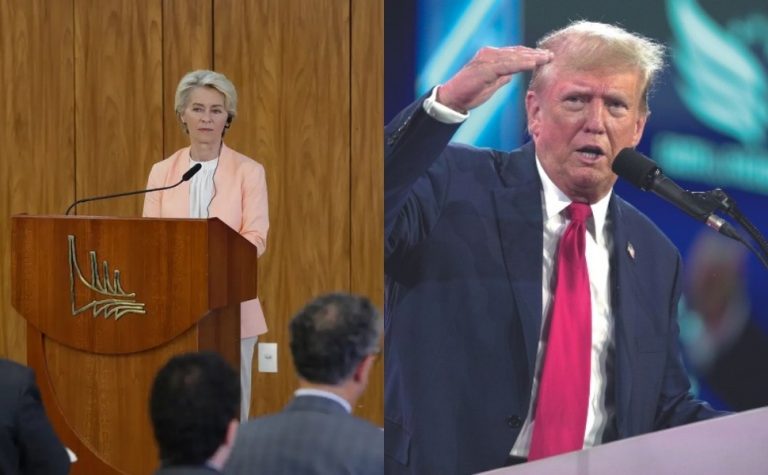 Trump e chefe da União Europeia têm encontro decisivo sobre tarifas