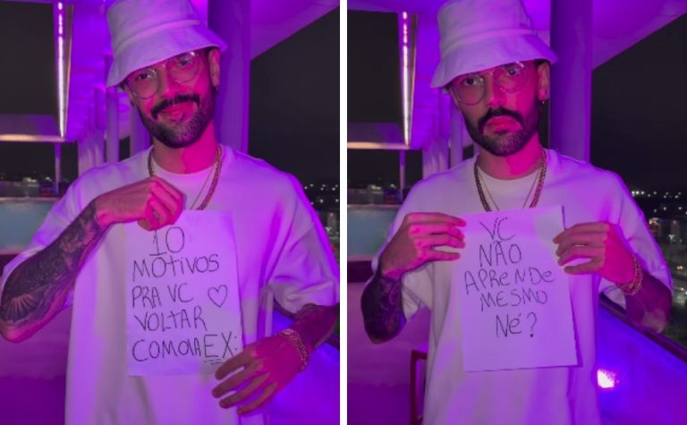 Após suposta agressão, Luan Pereira posta ’10 motivos para voltar com ex’